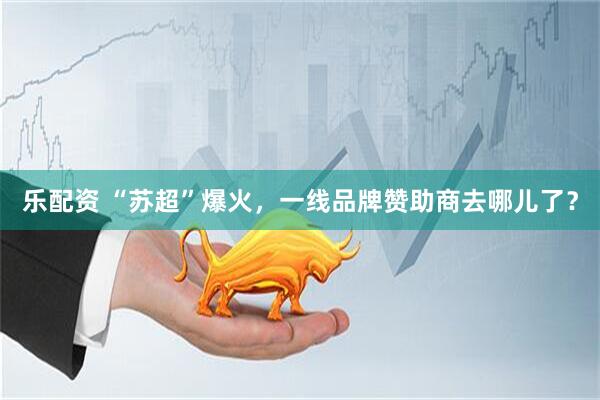 乐配资 “苏超”爆火，一线品牌赞助商去哪儿了？