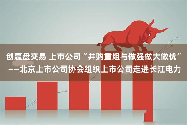 创赢盘交易 上市公司“并购重组与做强做大做优” ——北京上市公司协会组织上市公司走进长江电力